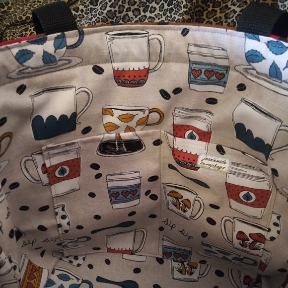 1870 Jeaniemade Aztec Print Shoulder Bag Purse - Picture 4 of 5